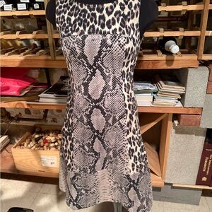 Tracy Reese Animal Print Mini Dress